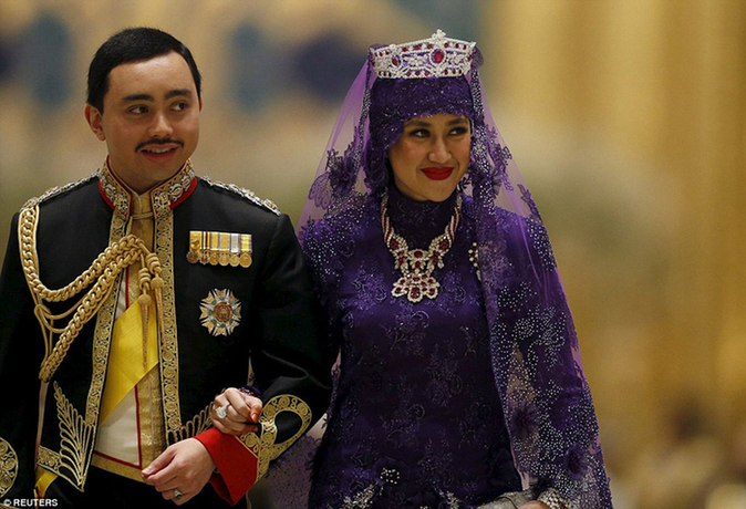文萊王子大婚啦！現場珠光寶氣閃瞎眼