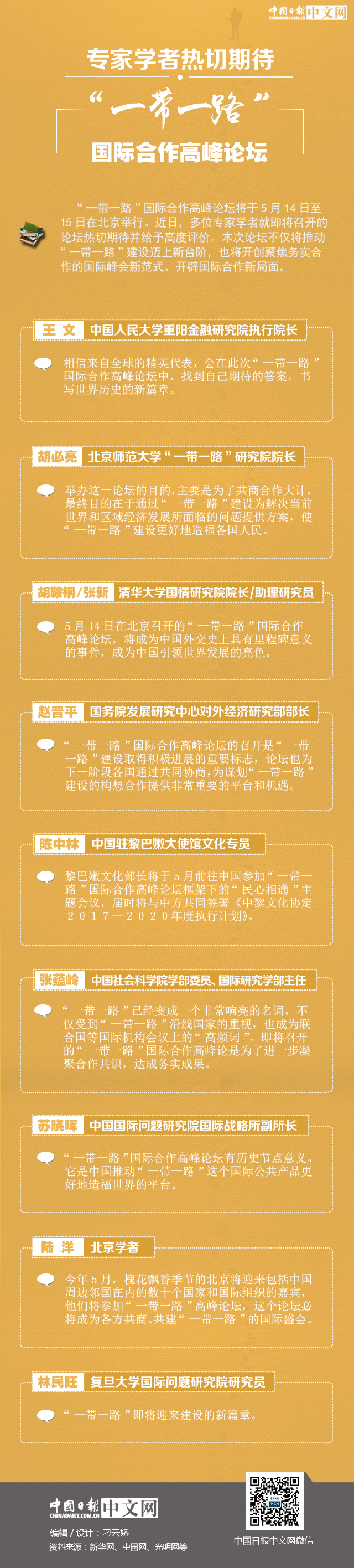 專(zhuān)家學(xué)者熱切期待“一帶一路”國(guó)際合作高峰論壇